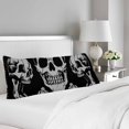 thumbnail image 2 of MKHERT Skulls And Bone Cross Body Pillow Pillowcase Pillow Protector Cushion Cover 20x60 Inch, 2 of 2