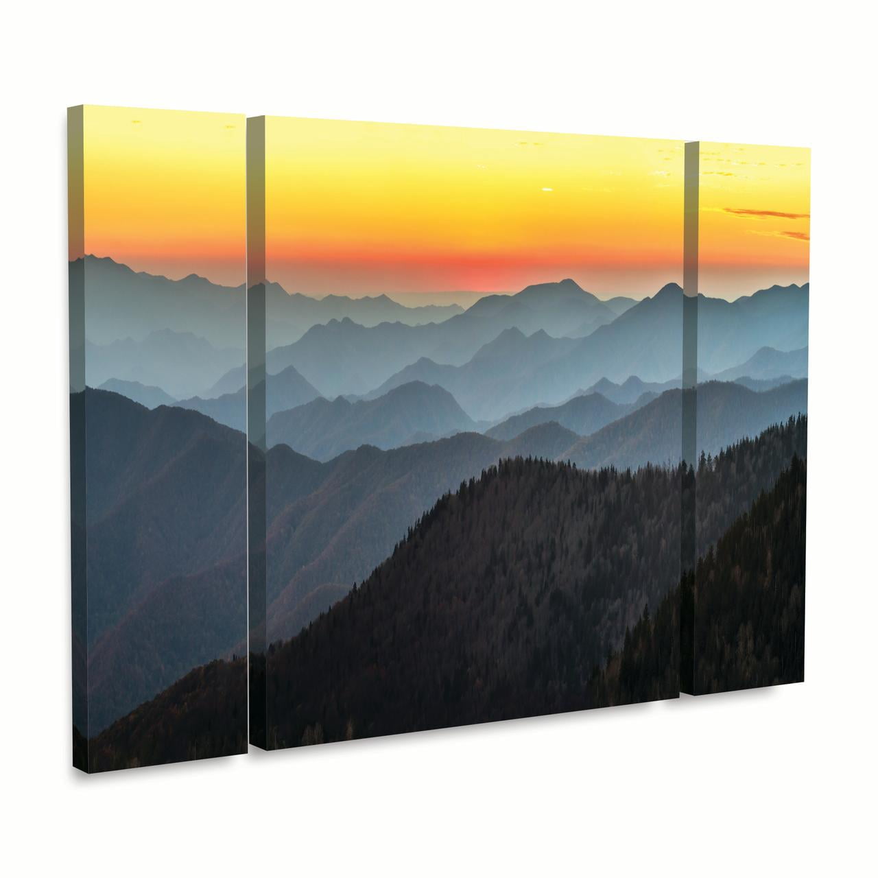 Trademark Fine Art 'Great Smoky Sunset' Canvas Art by Pierre Leclerc