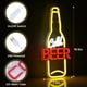 thumbnail image 3 of Letrero de Neón "Cold Beer" Kavaas 42x19 cm LED con Alimentación USB, 3 of 7