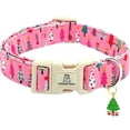 thumbnail image 1 of Collar para perro Lionheart Glory Pink Christmas Tree ajustable, 1 of 6