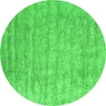 thumbnail image 1 of Ahgly Company Indoor Round Abstract Green Contemporary Area Rugs, 6' Round, 1 of 1