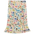 thumbnail image 2 of Honeii Famous Places Print Fleece Blanket - Throw Blanket for Bed, Sofa, Couch, Camping, and Travel , Microplush Ultra Soft Warm Blanket-50"x40", 2 of 7