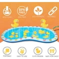 thumbnail image 2 of KOVOT 54" Inflatable Duck Splash Pool Mat Sprinkler Outdoor Playable with Rubber Duckies, 4 Pieces, 2 of 8
