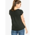 thumbnail image 2 of ellos Women's Plus Size Trapeze Knit Tee - 26/28, Black, 2 of 6