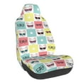 thumbnail image 1 of Wukai Cute French Bulldog Full Set Car Seat Covers with Soft Padding Universal Auto Front Seats Protector and Cushion Mat, 1 of 5