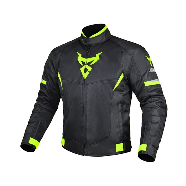 Chaqueta protectora de motocicleta para hombre, ropa reflectante de tela Oxford 600D, malla transpirable, impermeable