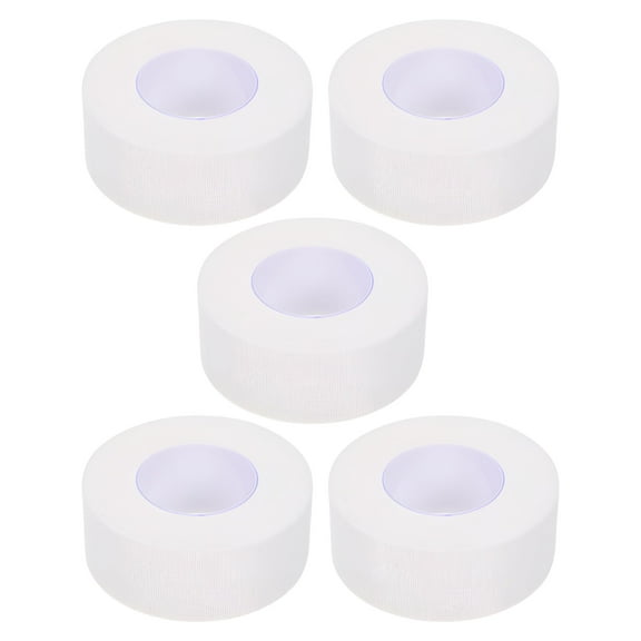 QARUN 5 Rolls Pressure Sensitive Tape Duct Tape Skin-friendly Tape Medical Tape for Wound Medical Supplies