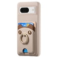 thumbnail image 2 of Case for FOXDOCK Google Pixel 8 , Leather, Bear Ring, Card Holder, 2 of 4
