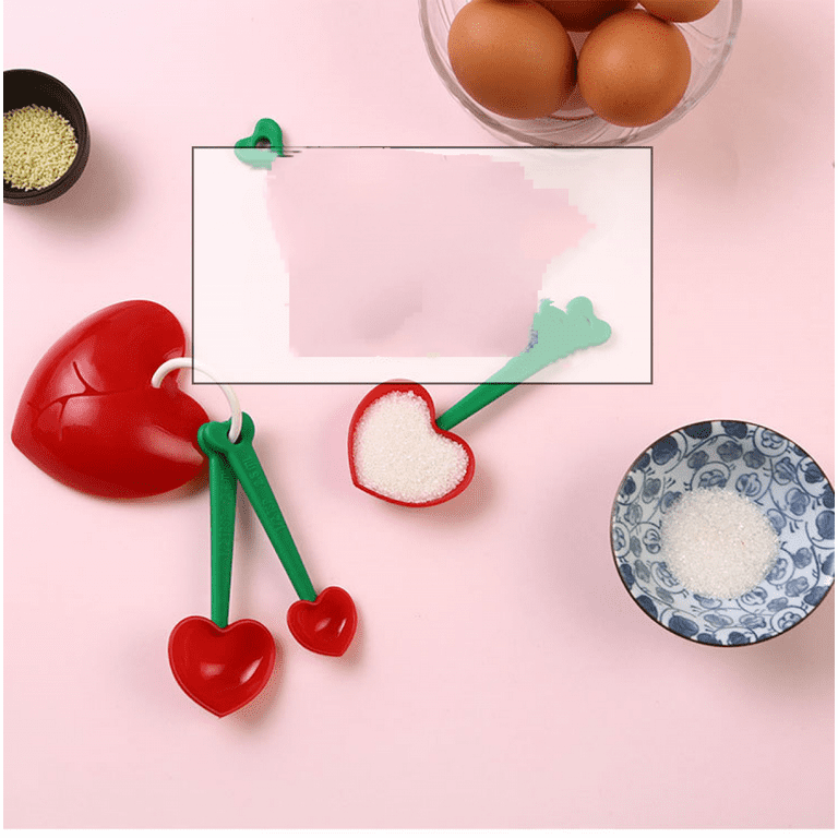Mon Cherry Measuring Spoons & Egg Separator- Valentines Gift for