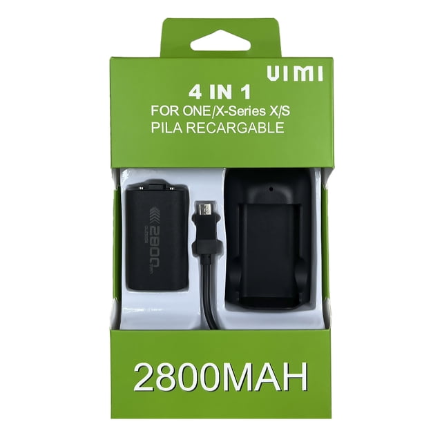 Kit De Batería Cargador Cable Carga Y Juega 2800mha Compatible Para Xbox One VIMI