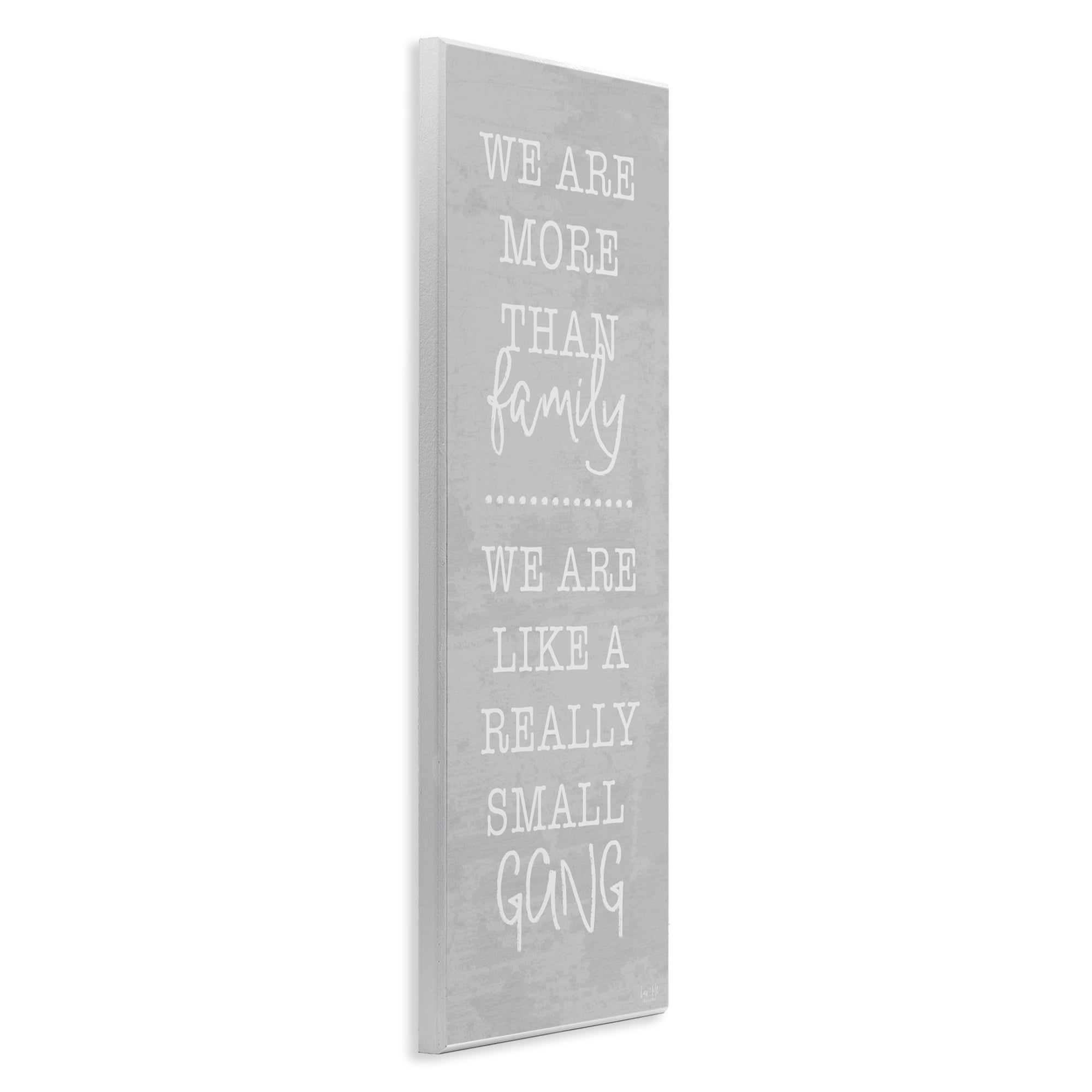 Stupell Industries Really Small Gang Family Wall Plaque Art, design by Lux + Me Designs