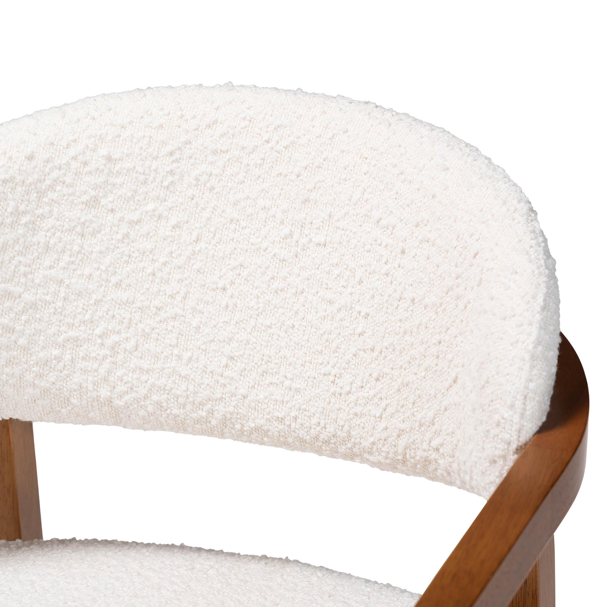 Baxton Studio Biana Modern Dining Chair, 19"H, Cream