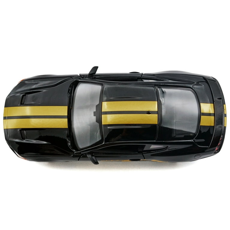 2018 Ford Mustang GT 5.0 Black with Gold Stripes and Graphics