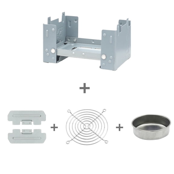 Portable Folding Camping Stove, Solid Alcohol Fuel Stove, Outdoor Travel Cooking Stove