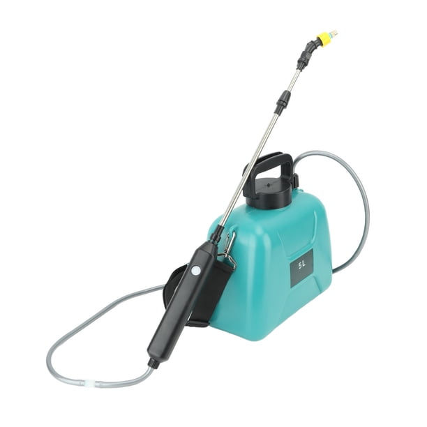 Manija De Funcionamiento De Baterías, Rociador Eléctrico De 5 Litros Con Escala De Tanque Translúcido Recargable USB 1.5 Horas Pulverizador Continuo De 2400 MAh Battery Sprayer