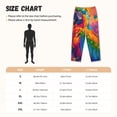 thumbnail image 3 of Fotbe Colorful Parrot Jungle Dream A Pantalones de Pijama para Mujer, Pantalones de Dormir, Pantalones Pj con Cordón y Bolsillos-Medium, 3 of 6