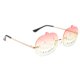 thumbnail image 3 of 1 par de gafas de sol sin montura, gafas de sol funky, gafas de fiesta disco, gafas geniales, 3 of 6