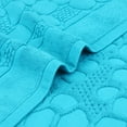 thumbnail image 4 of Unique Bargains Cotton Washable Mats Spa Style Bathroom Floor Rugs Thick Soft Blue, 4 of 7