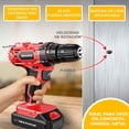 thumbnail image 2 of Taladro Inalambrico De Impacto Sin Escobillas 240V Rojo rojo 240v, 2 of 9
