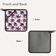 thumbnail image 2 of Disketp Tulips Flowers Pot Holders Kitchen Insulation Mats Heat Resistant Pot-Holder Oven Anti-Scald Pads for Cooking Baking, 7.1*7.1inch, 2 of 8