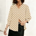 thumbnail image 2 of TaTaai Women's Fashion Spring And Summer Button Up Cardigan 3/4 Quarter Sleeve Jacket V-neck Top/shirt Gift, 2 of 6