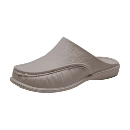 NOKIO Men S Slip-On Loafers Comfortable Casual Shoes For Men Classic Penny Loafers For Men Mens Soft Bottom Mule Sandals Wide Round Toe Non Slip Formal Casual Breathable Walking Slippers