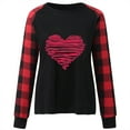 thumbnail image 4 of DPTALR T-shirt Ample Imprimé d'Hiver pour Femmes à Manches Longues, Blouse à Col Rond, Hauts Décontractés, 4 of 4