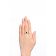 thumbnail image 2 of RYLOS Bagues pour Femmes Bague en Or Blanc 14K XOXO Câlins et Baisers Bague Pierre Précieuse 7X5MM et Diamant Juin Alexandrite Bijoux Taille 8, 2 of 9
