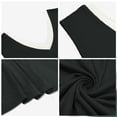 thumbnail image 6 of ANLIQI Bamboo Nightgown for Women Sleeveless SleepShirt V Neck Nightshirt Comfy SleepShirt Casual Pajama Dress 1-Pack(Black, 2XL), 6 of 6