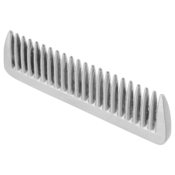 LEORX 1Set Pet Comb Metal Grooming Tool for Dogs Cats with Dandruff Removal Function Silver Color 3.5*0.98*0.2in