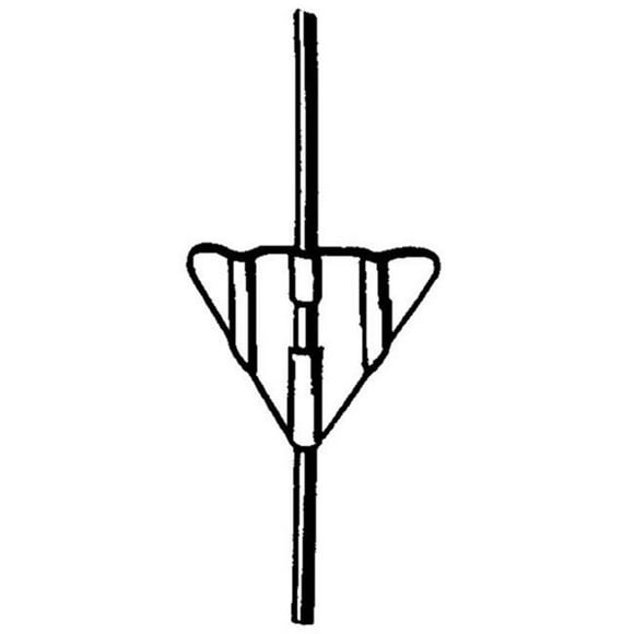 Mazeland POSTRDSTAND 0.31 x 48 in. Standard Round Electric FencePost - Pack of 25