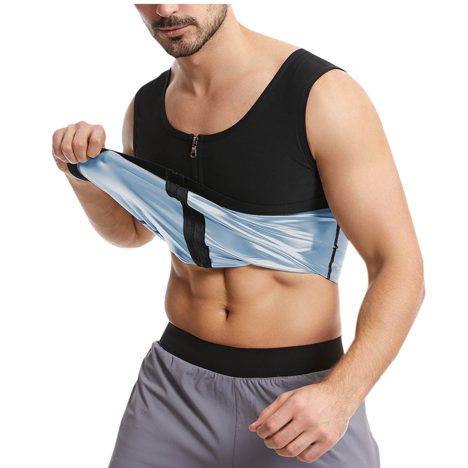 Sports Bra Mens Plus Size Gym Wear Ylioge Compression Tank Tops