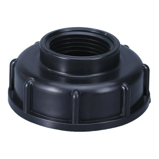 Adaptador de contenedor IBC, válvula de tanque IBC, rosca S60x6, accesorios de repuesto para tanque de agua IBC Negro DN25