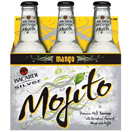 Bacardi Silver Mango Mojito Spirits, 6pk