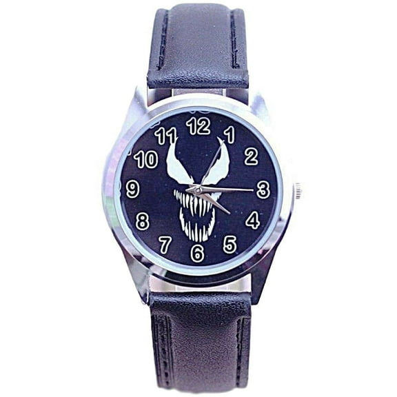 Venom Character Genuine Leather Band Wrist Watch