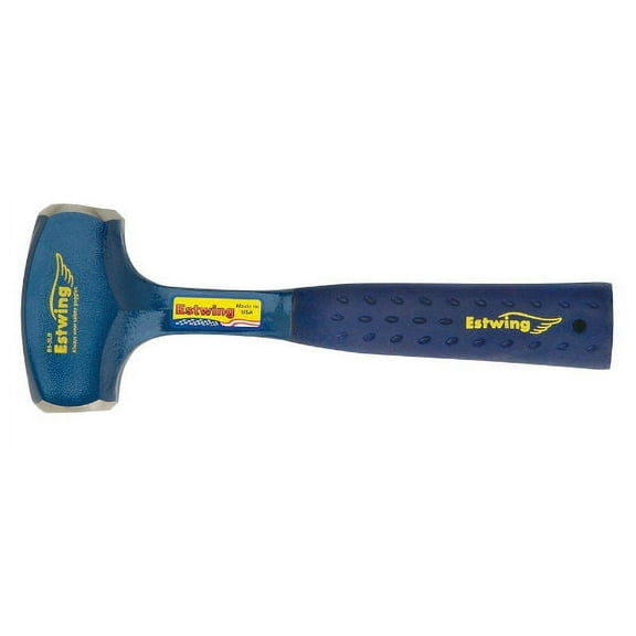 Estwing B3-3LB Solid Steel Drilling Hammer with Vinyl Grip Handle, 3 Lbs, Each