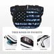thumbnail image 5 of Fotbe Navy Camouflage American Flag Cangurera Cuadrada con Estampado de Doble Capa, Bolsa de Cintura Ajustable Mini para Hombres y Mujeres, 5 of 9