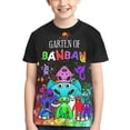thumbnail image 1 of T-Shirts Graphiques 3D Monstre de Jardin Ban-b-an Chandails Fantaisie Col Rond Manches Courtes T-Shirts pour Jeunes Garçons Filles, 1 of 8
