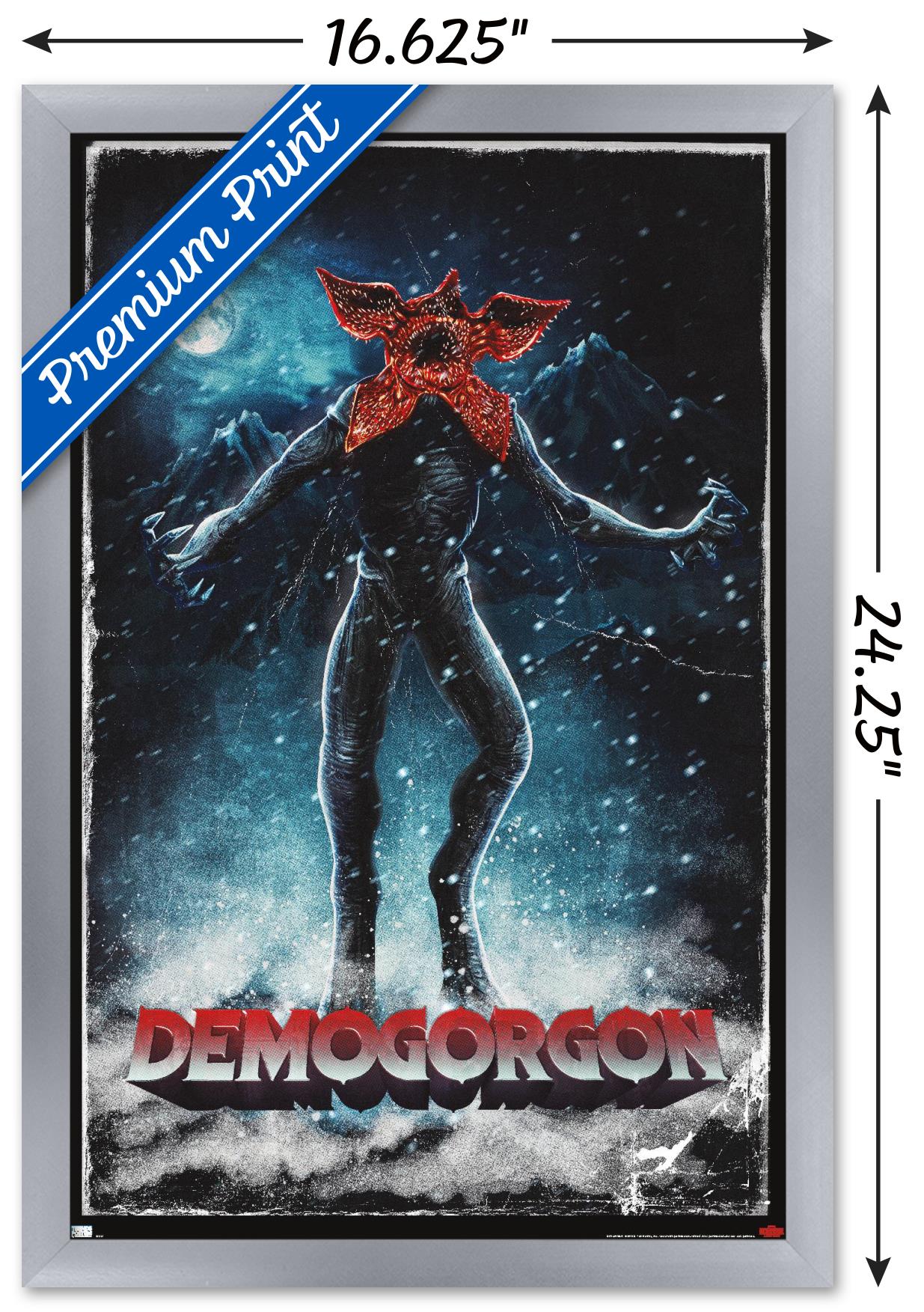 Netflix Stranger Things: Season 4 - Demogorgon Wall Poster, 14.725" x 22.375" Framed