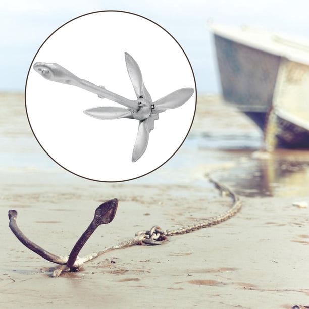 ISURE MARINE Ancre Delta En Acier Galvanisé à Chaud – 5 Kg – Pour Bateaux 4,6 à 8,5 M – Pénètre Sable, Boue, Roche – Fixation Robuste