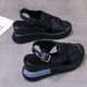 thumbnail image 4 of Amzcrzy Zapatos de mujer,Zapatos de mujer,Zapatillas de mujer, Sandalias para mujer elegantes de verano con punta abierta y plataforma de cuña retro. Sandalias Mujer Zapatillas De Casa, 4 of 6