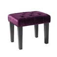 thumbnail image 5 of ARMEN LIVING Marilyn Bench 24" in Red Velvet, 5 of 5