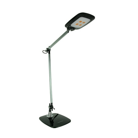 Tensor Black And Silver Wireless Wave Adjustable Led Desk Lamp