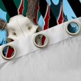 thumbnail image 4 of jejeloiu Retro Bull Skull Blackout Curtains Set of 2 (52x84 Each),Rustic Farmhouse Hunting Window Curtains,Blue Black Curtains and Drapes For Boys Kids,Breathable Home Decor, 4 of 6