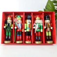 thumbnail image 4 of 10 Piezas 12Cm Cascanueces Navidad Soldado Adorno TíTere Navidad Figura Adorno Escritorio DecoracióN, 4 of 6