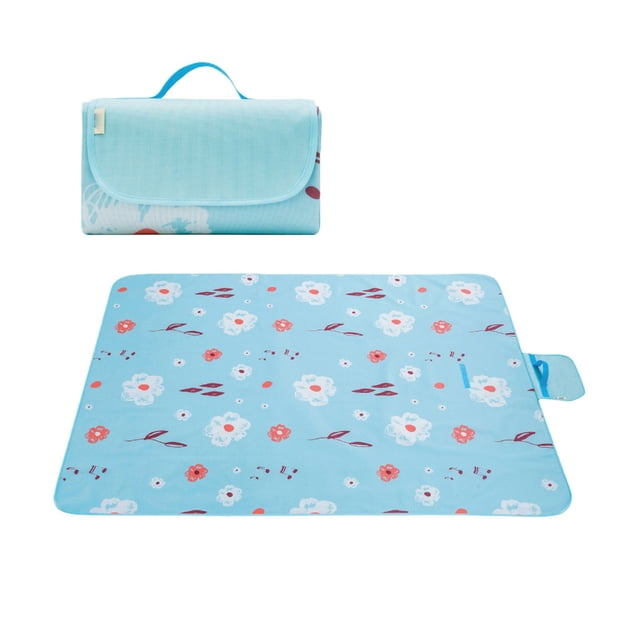 Prime Day Couverture de Pique-Nique Extérieure Extra Grand Résistante au Sable et Portable Tapis de Plage pour Camping Randonnée Festivals pour Chaises de Bureau Siège Auto Avion Fauteuil Roulant Soulagement de la Pression Sciatique