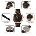 thumbnail image 4 of SKMEI Mens Watch Minimalism Analog Digital Watch with Alarm Stopwatch LED Backlight Leather Strap Classic Electronic Wrist Watch, 4 of 9