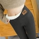 thumbnail image 4 of Gibobby pantalones cargo mujer Pantalones térmicos de invierno para mujer, informales, sólidos, cálidos, elásticos, de cintura alta, capris térmicos, pantalones de entrenamiento (Gris, XXL), 4 of 5