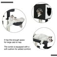 thumbnail image 5 of Pefilos 56" Modern Wood Cat Tree for Indoor with Litter Box Enclosure and Cat Condo, Large Cat Tree Tower, Black, 5 of 8