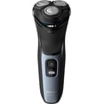 thumbnail image 4 of Philips Series 3000 Humide & Sec - Têtes Pivotantes 5D + Lames PowerCut - Rasoir Sans Fil (S3133/51) - Bleu Brillant - Neuf, 4 of 5